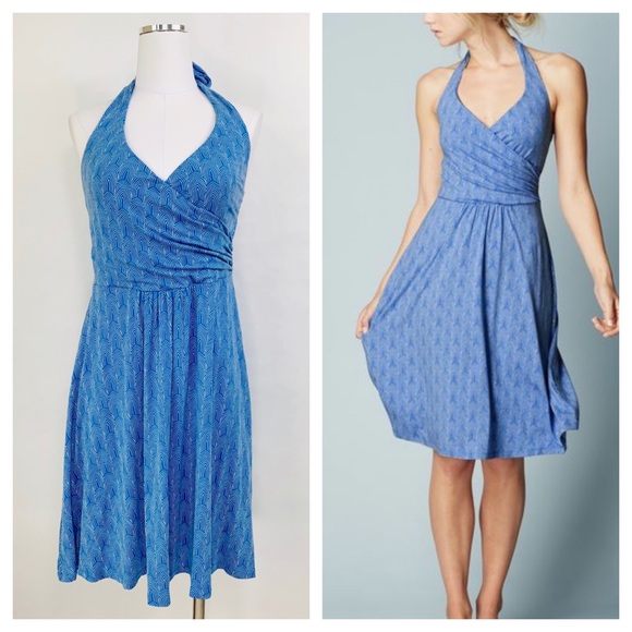 boden halter neck dress